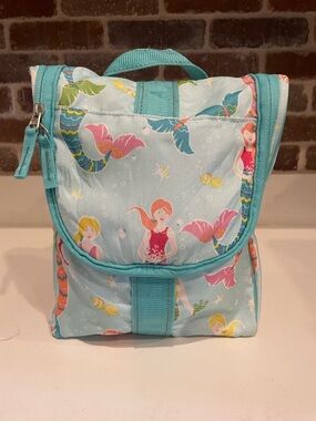 Pottery Barn Kids Light Blue Mermaid travel Bag